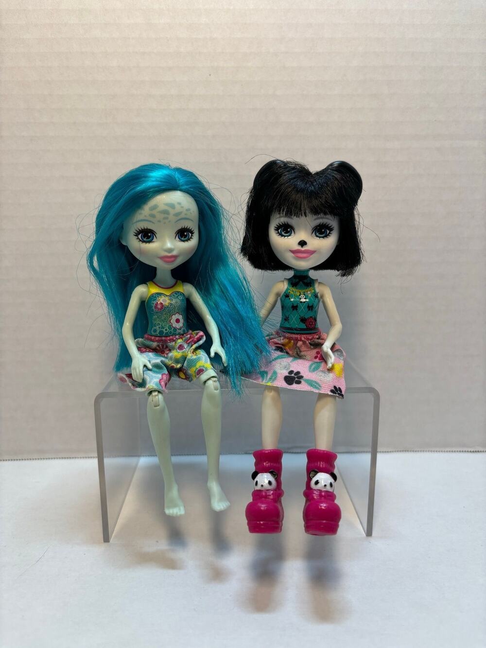 Enchantimals- Prue Panda And Taylee Turtle Dolls Lot Of 2